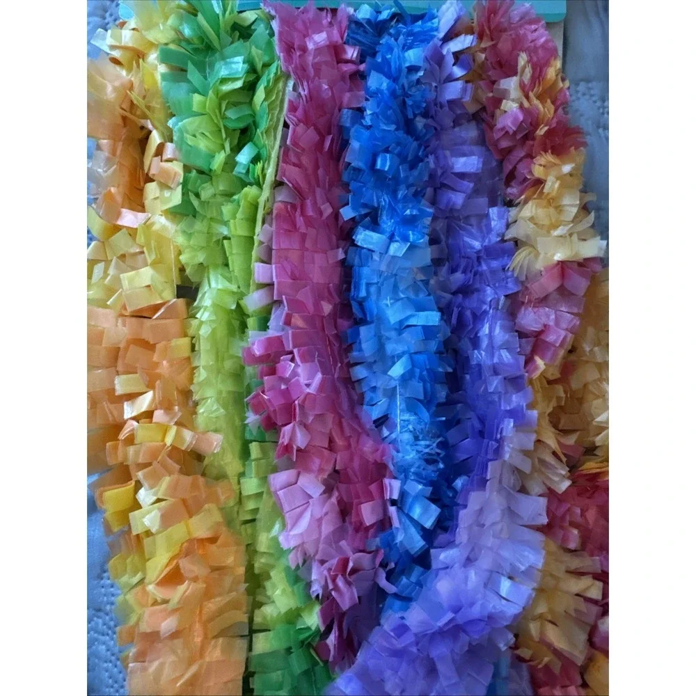 Lot‎ of 6 Leis/ Hawaiian Necklaces/ Luau Party